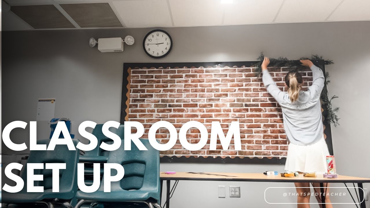 CLASSROOM SET UP PT 2 || organizing and decorating 