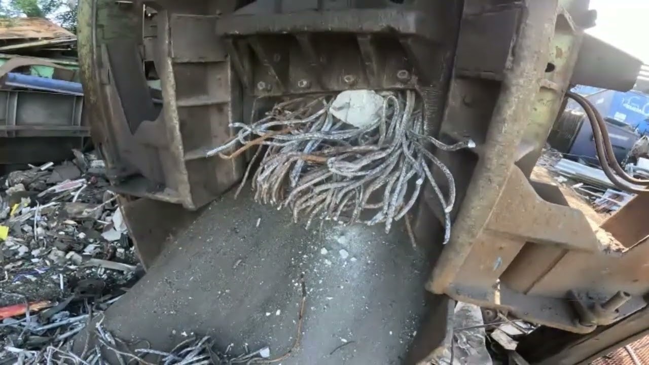 scrap metal day in king brother recycling center