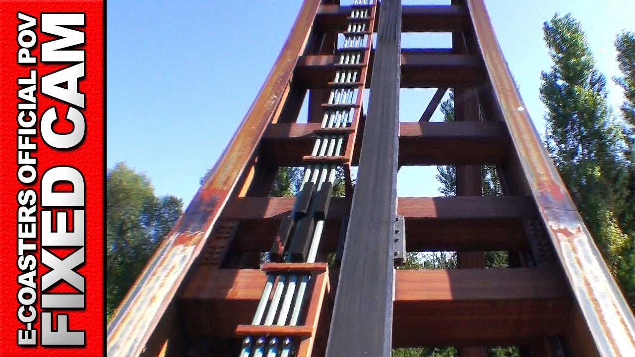 Grizzli Nigloland - Roller Coaster POV On Ride Disk'O Coaster Zamperla (Theme Park France)