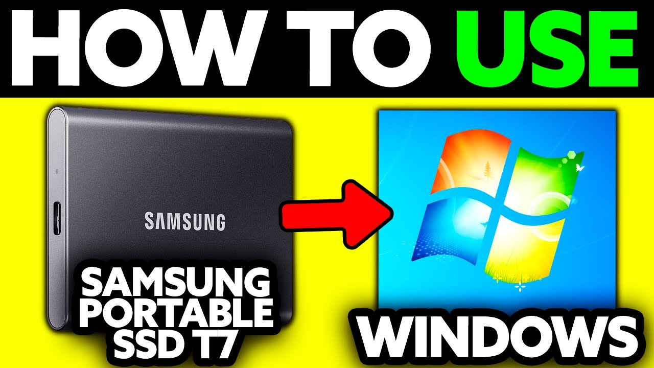 How To Use Samsung Portable SSD T7 on Windows (2025) - Step by Step