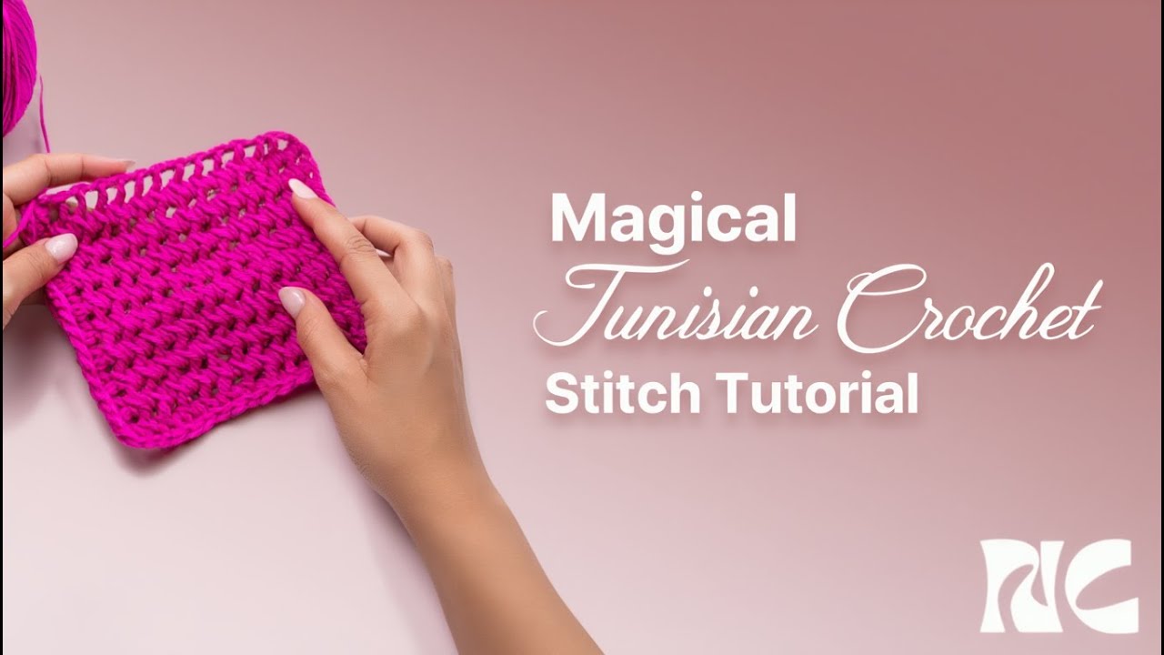 Magical Tunisian Crochet Stitch ✨ Easy Tutorial for Beginners | Beautiful Texture