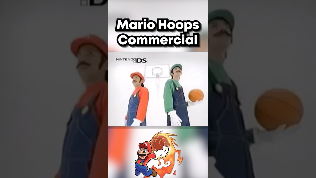 Funny Mario Hoops DS Commercial 🏀