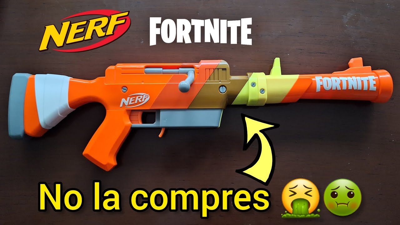 La PEOR NERF de FORTNITE ||  Unboxing y review || Fortnite hr