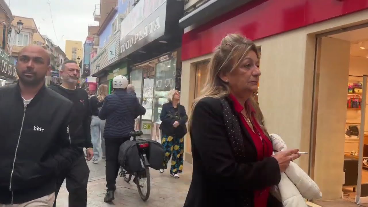 Op de fiets in Benidorm onderweg