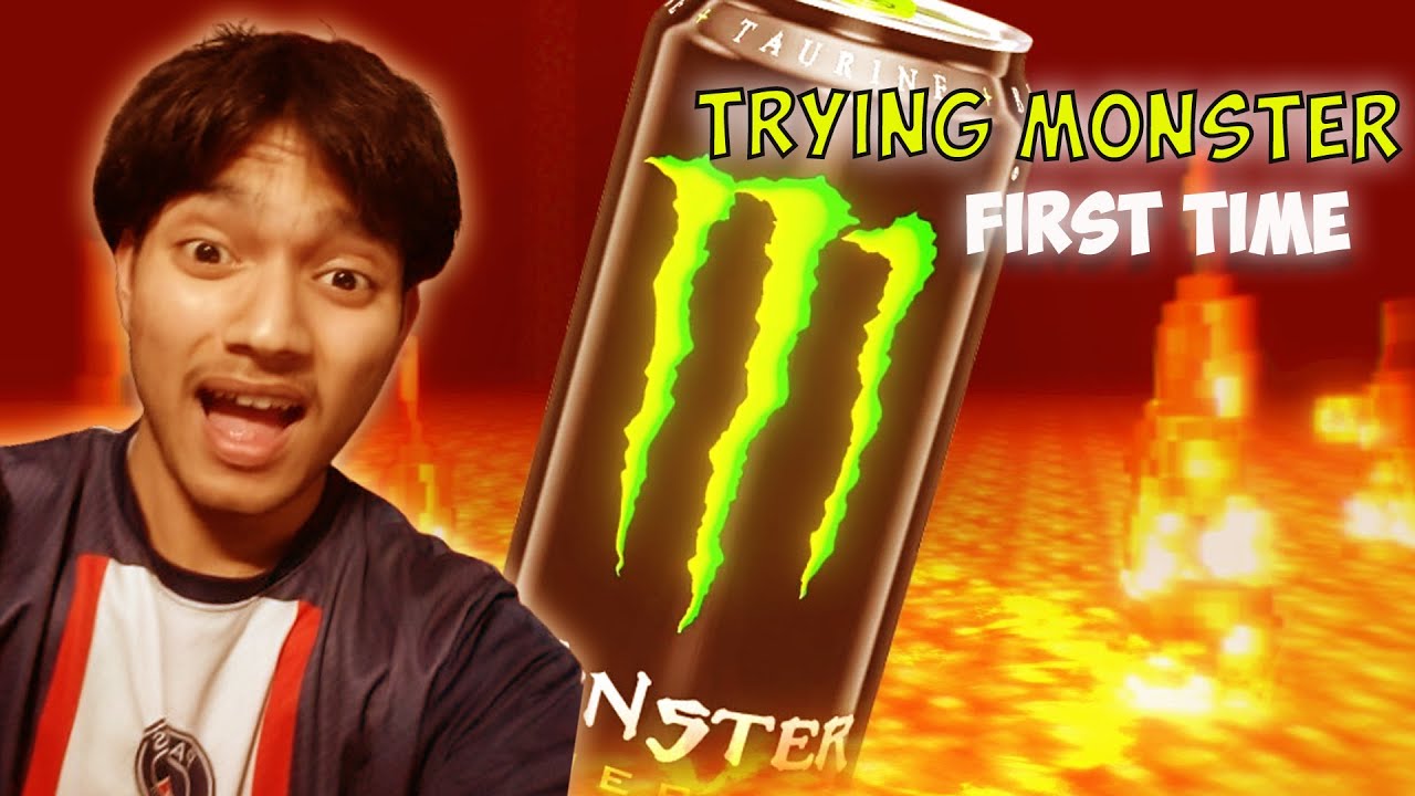 TRYING MONSTER FOR FIRST TIME