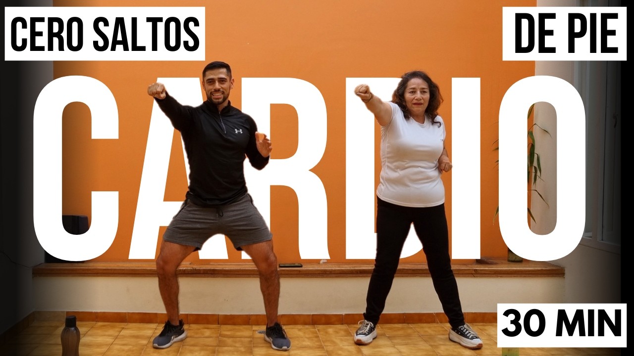 Reduce abdomen y cintura  RÁPIDO 🔥 ejercicios para bajar de peso sin saltos y de pie