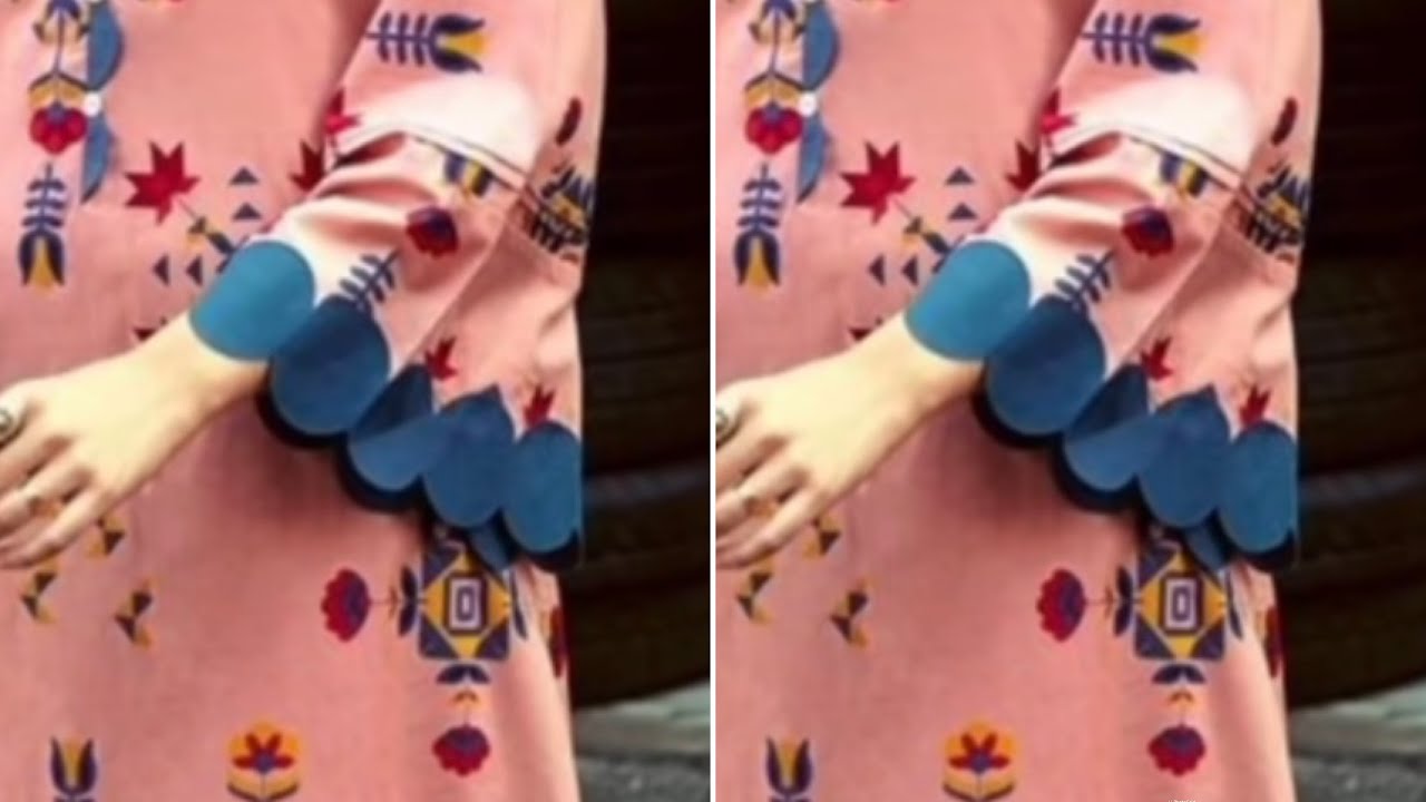 Very trendy and elegant sleeves design