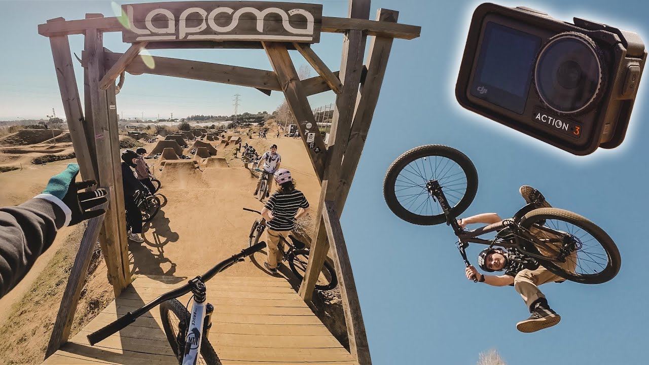 BIKE PARADISE 'LaPoma Bikepark' ☀️ + DJI Osmo Action 3 Test!