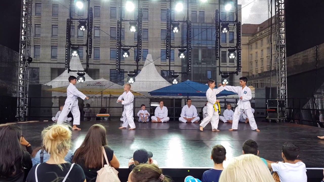 Traditionelles Taekwon-Do Dresden L&ouml;btau auf dem Stadtfest 2017