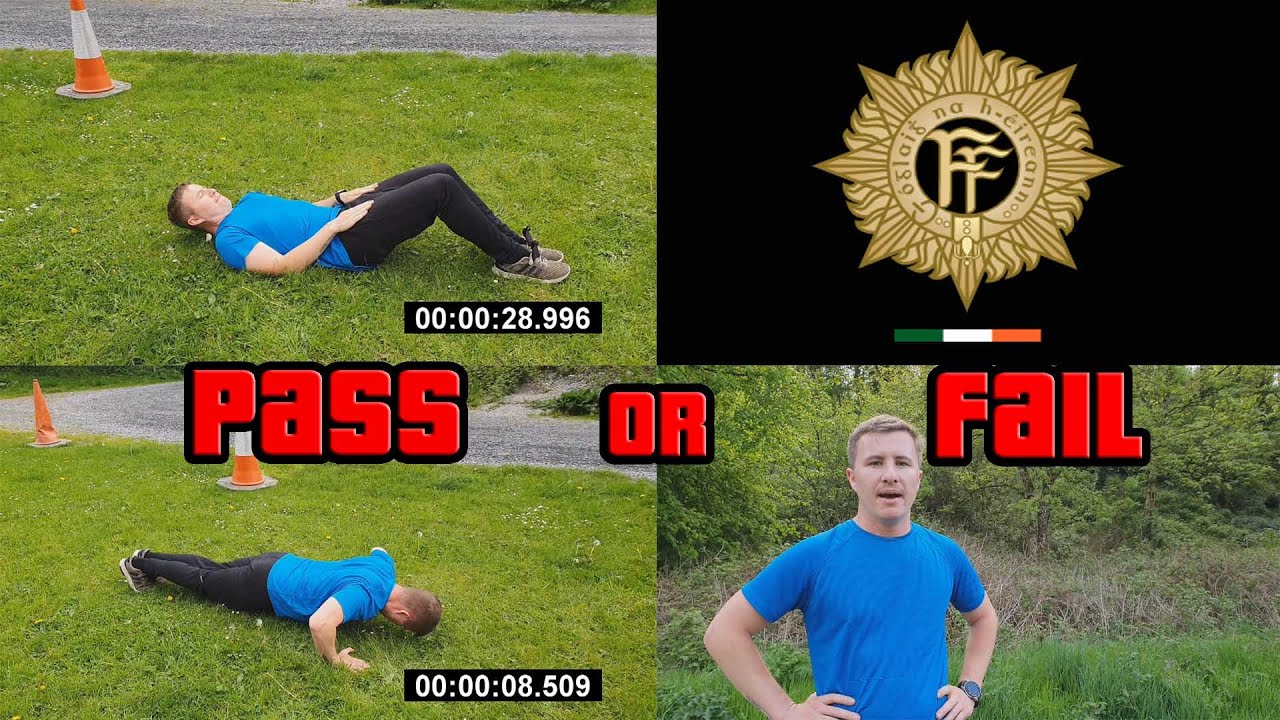 I Took the Irish Defense forces Fitness Test Without training or Preparing for it! | Challenge