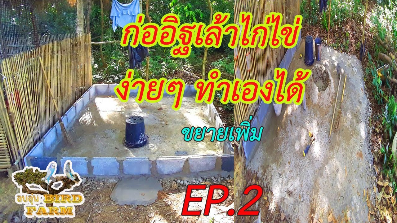 ก่ออิฐเล้าไกไข่ EP.2