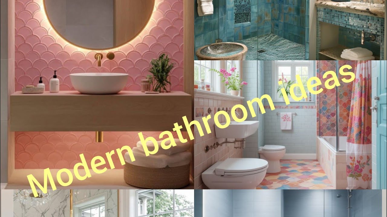 Modern bathroom ideas//unique bathroom ideas//home decor 