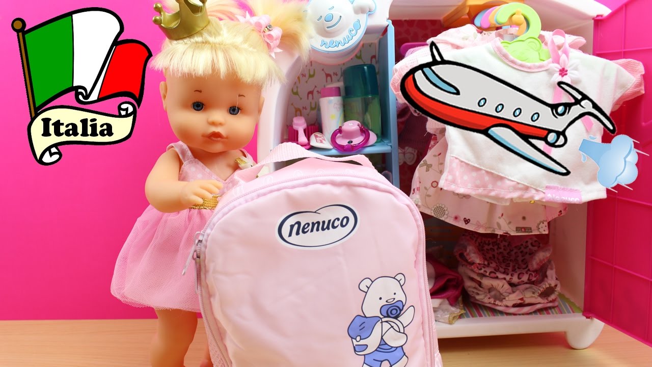La Bebé Nenuco Princesa Cuca hace la maleta para irse de vacaciones | Ropa nueva Bebé Nenuco