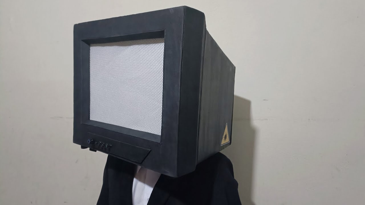 Como hacer a TV Man de cartón, foami