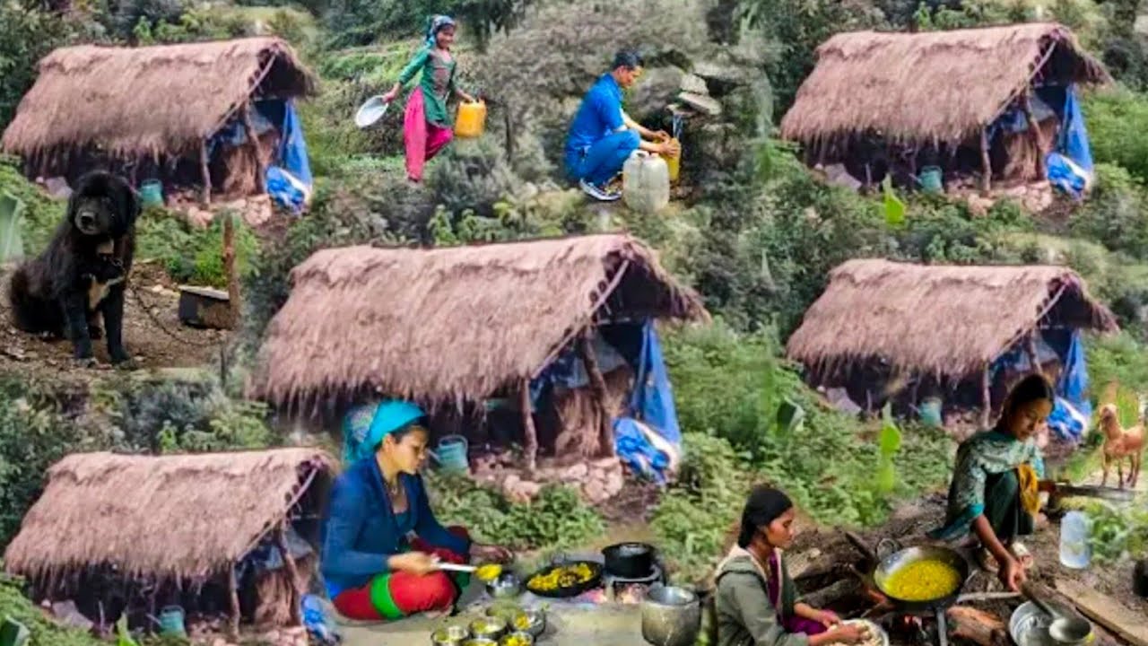 This Is Himalayan Village Life in Heavy Rains Season ||The Incredible Story oF Nepal's Last Nomads||