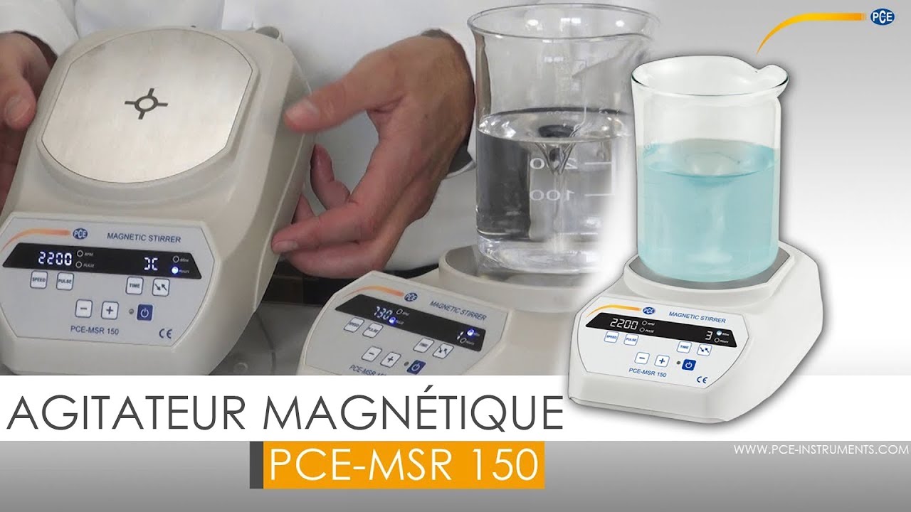 Agitateur magnétique PCE-MSR 150 avec fonction d’agitation continue | PCE Instruments