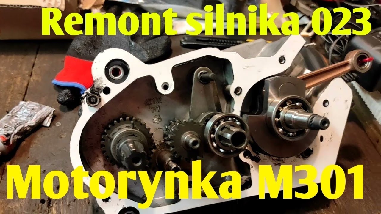 Składam silnik 023 od motorynki Romet Pony (Kadet, Ogar 205)