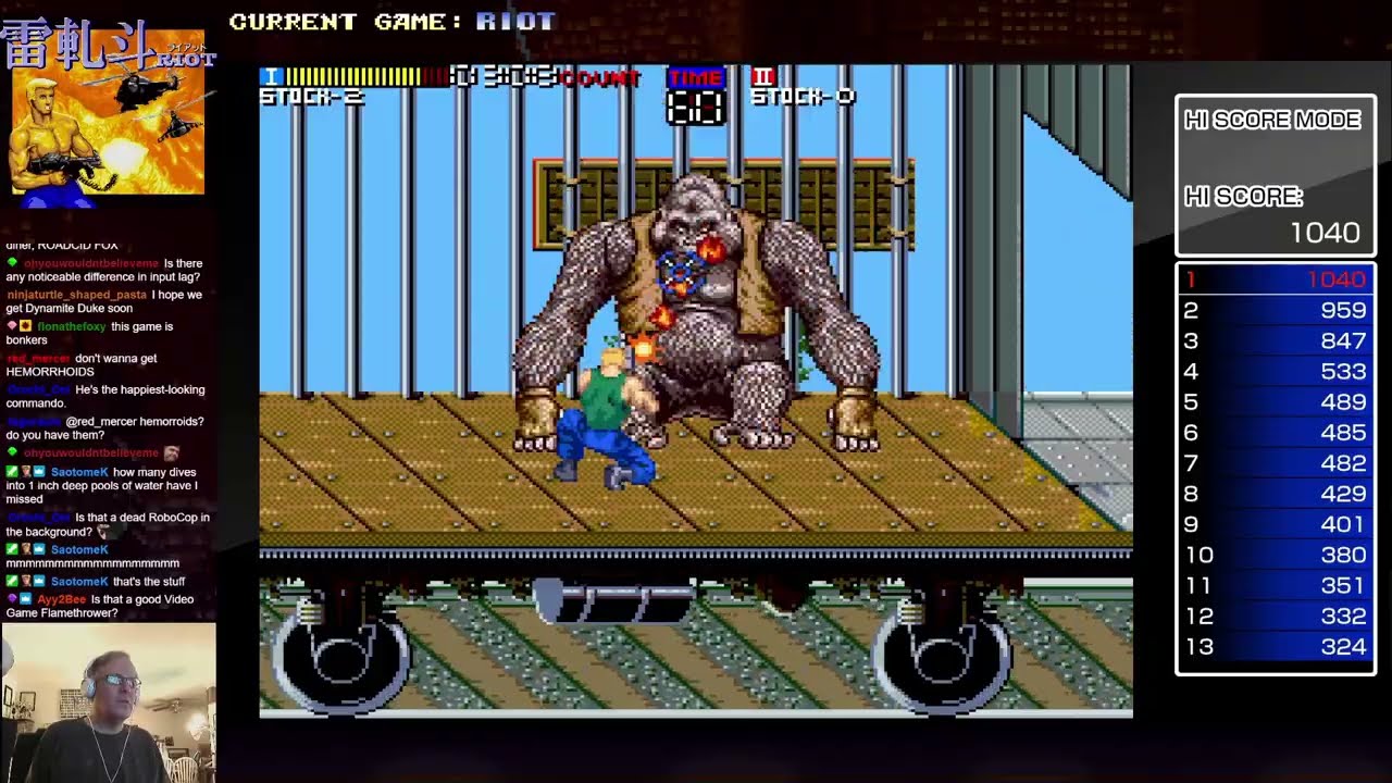 1CCBBH - 95-B. Riot (PS4 Arcade Archives, 1 Credit Clear)