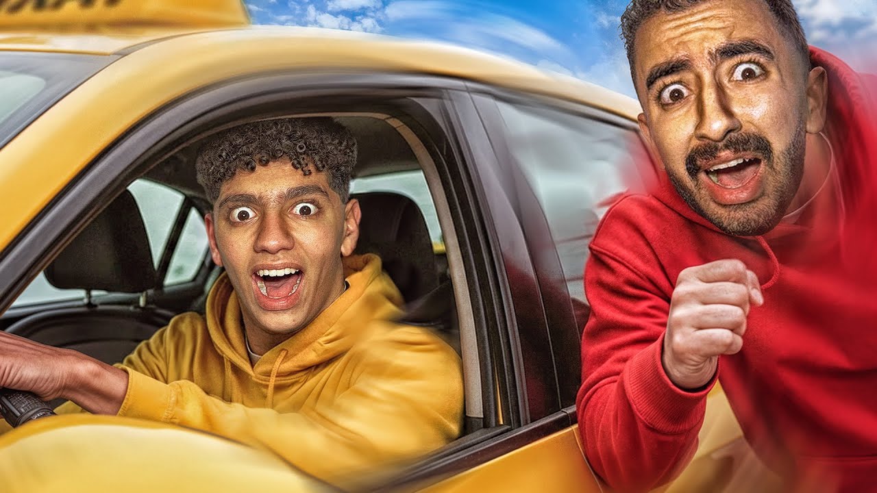 غيرت لون سيارة اخويا 😱 حولت البي ام لتاكسي 😂🚕اخويا راح فيها 😭💔