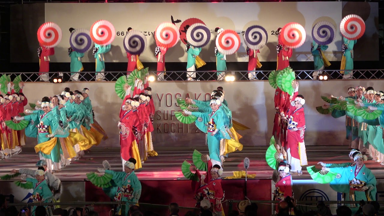 【ズーム】ほにや　2019高知よさこい祭り8/9(金)　前夜祭　中央公園会場