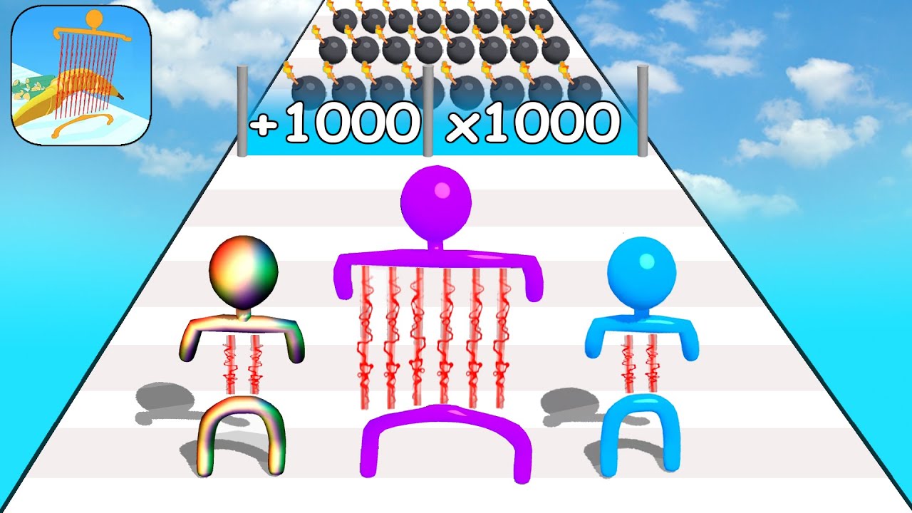 Satisfying Mobile Games Laser Man Run New Gameplay Walkthrough Funny Race Update Max Skills