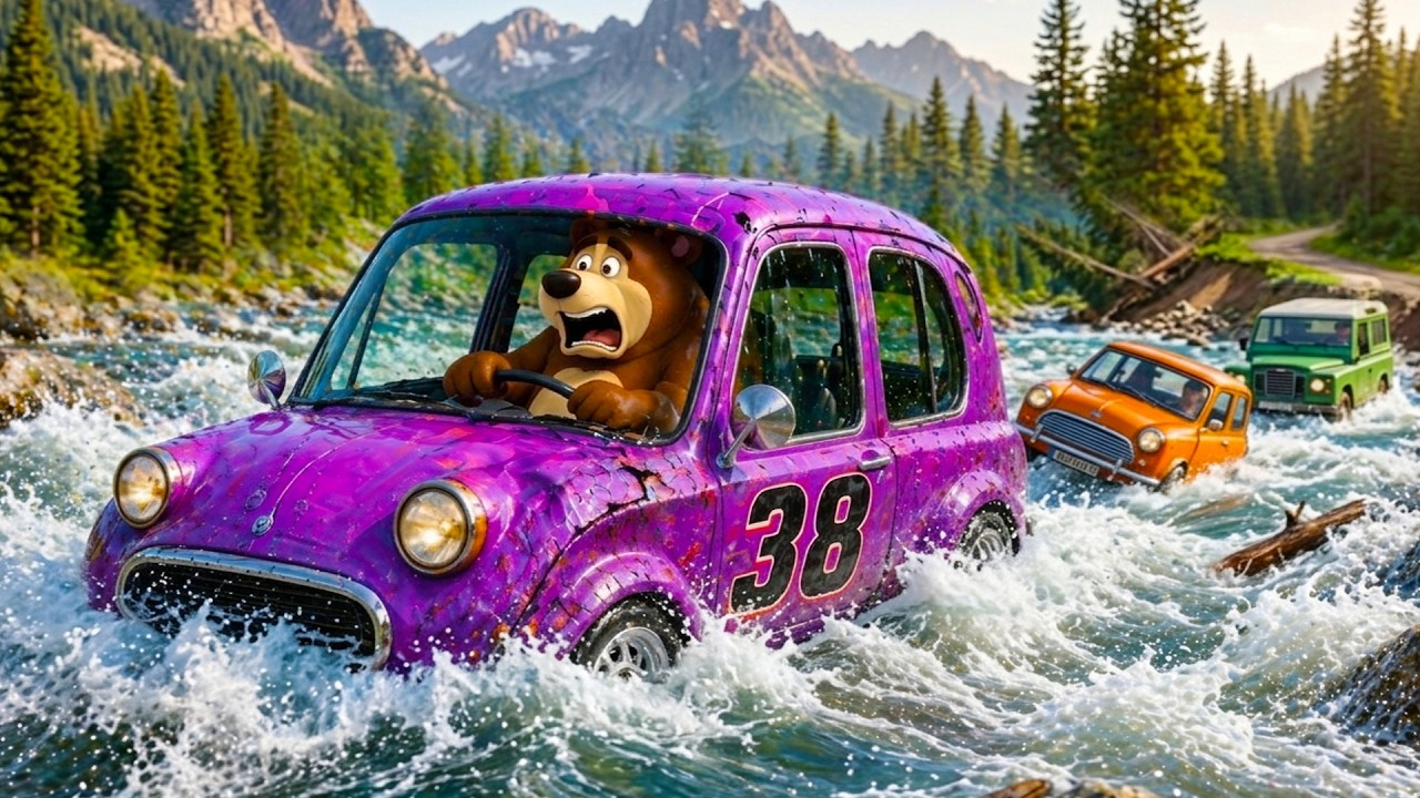 FLOODWATERS SWEPT AWAY THE CAR! 🌊 Repair, Dry the flooded vehicle 🚗🔧 | The Bear Garage