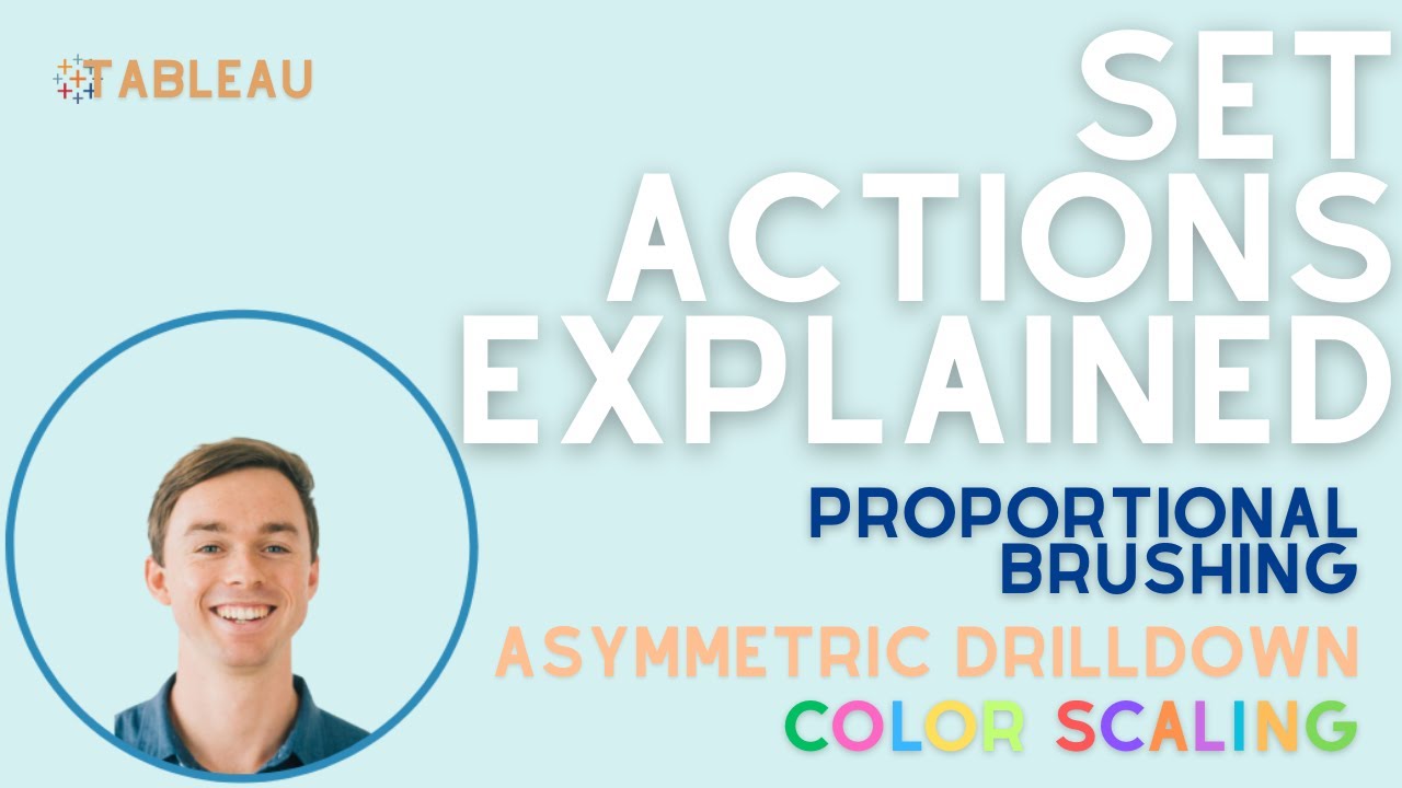 Set Actions in Tableau (Proportional Brushing, Asymmetric Drilldown, Color Scaling)