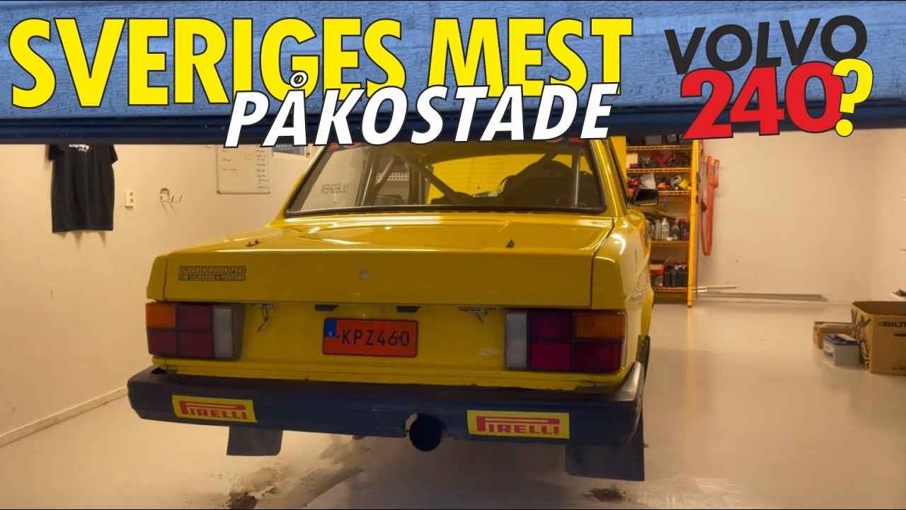 SVERIGES MEST PÅKOSTADE VOLVO 240? | Går igenom RALLYBILEN och visar upp ALLT