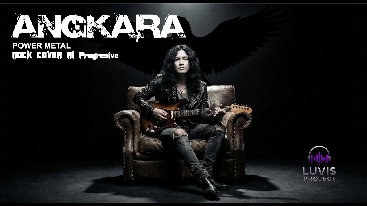 ANGKARA _ POWER METAL (VIDEO COVER AI) VERSI ROCK Aransemen  terbaru by LuvisSoundworks❤️❤️😘😘