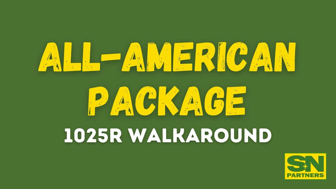 1025R John Deere Compact Tractor All-American Package Walk Around