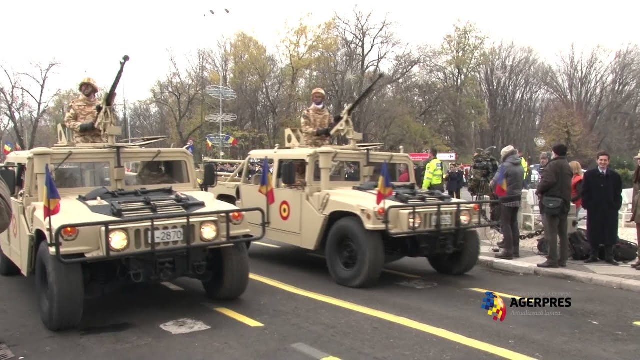 Repetitie generala - parada de 1 Decembrie - Ziua Nationala a Romaniei