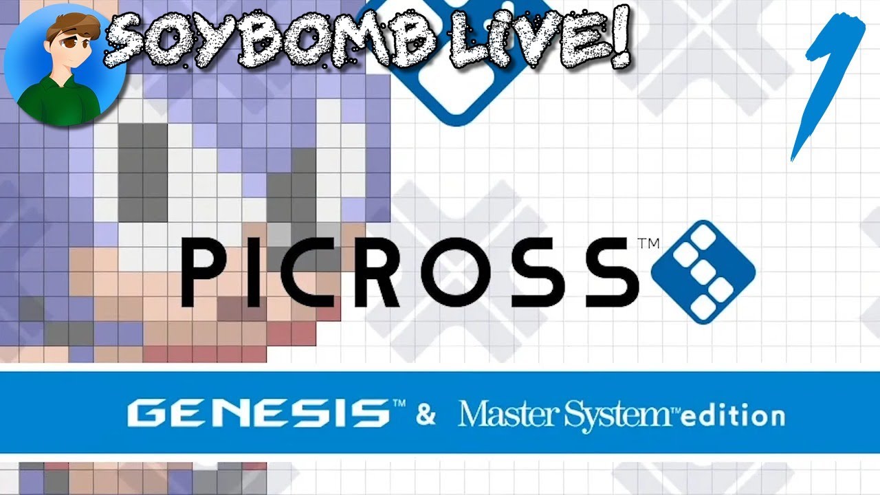 PICROSS S GENESIS & Master System Edition (Switch) - Part 1 | SoyBomb LIVE!