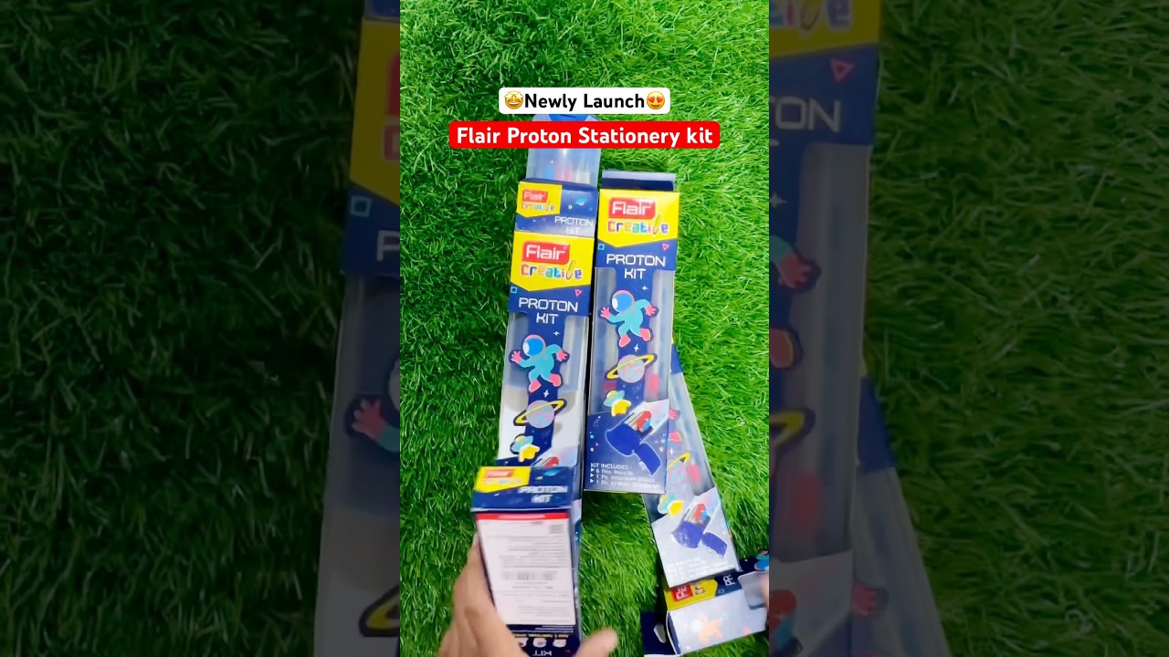 🤩New Stationery Launch” Unboxing flair proton stationery kit😍 new stationery items | stationery
