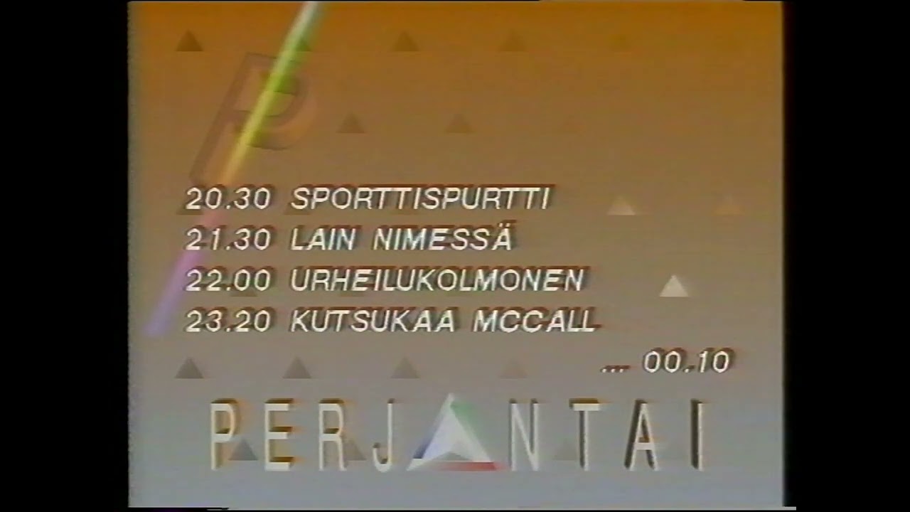 Kolmoskanava 27.12.1990 P&auml;iv&auml;n lopetus