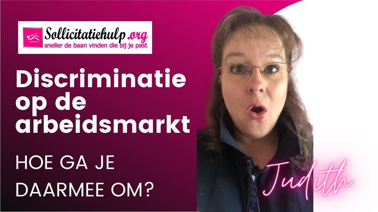 Discriminatie op de arbeidsmarkt hoe ga je daarmee om? #arbeidsmarkt  #discriminatiearbeidsmarkt