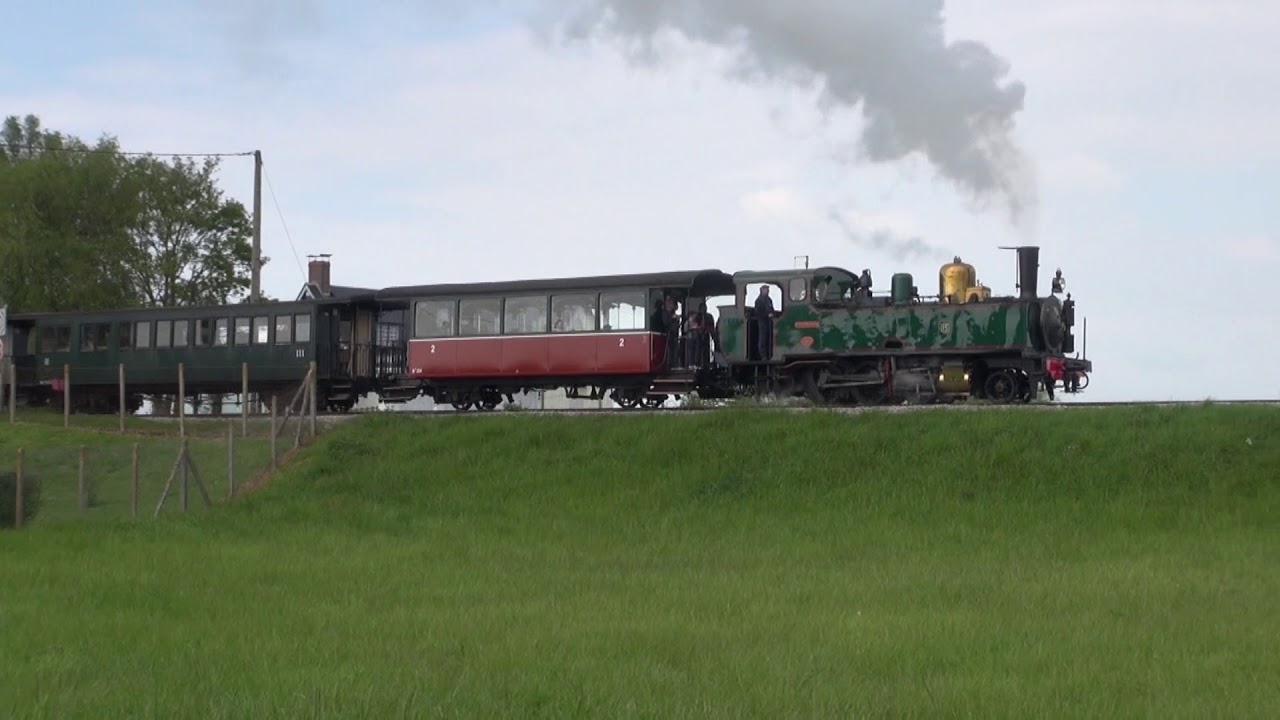 CFBS, le 29 avril 2019, premier train de la locomotive Haine St Pierre n&deg;15