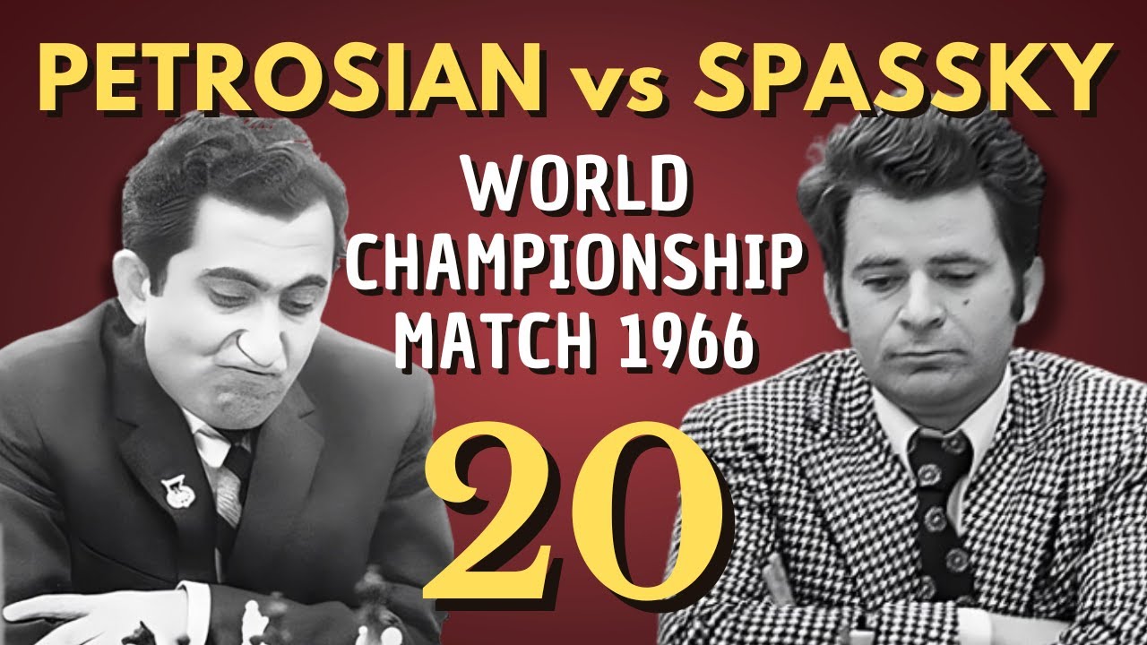 Tigran Petrosian vs Boris Spassky | World Championship Match 1966 | Round 20
