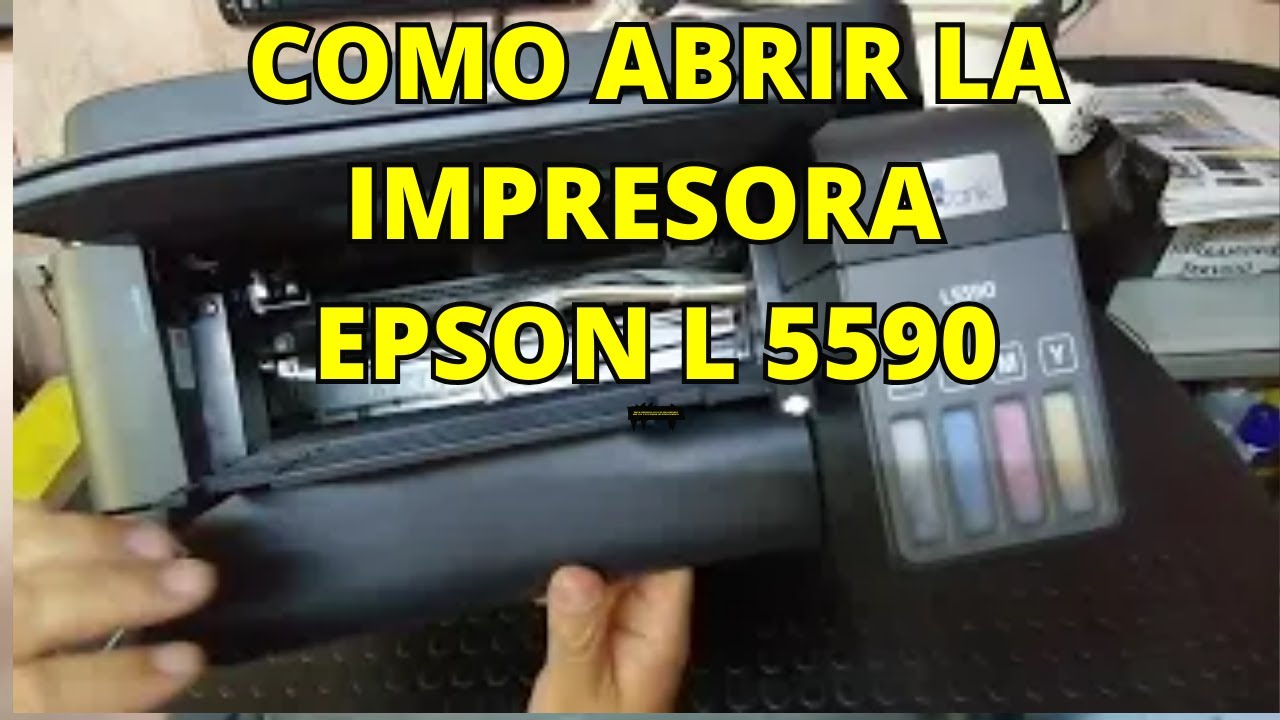 EPSON L 5590 IMPRESORA COMO ABRIRLA, TORNILLOS Y SEGUROS PRINTER HOW TO OPEN IT, SCREWS AND LOCKS