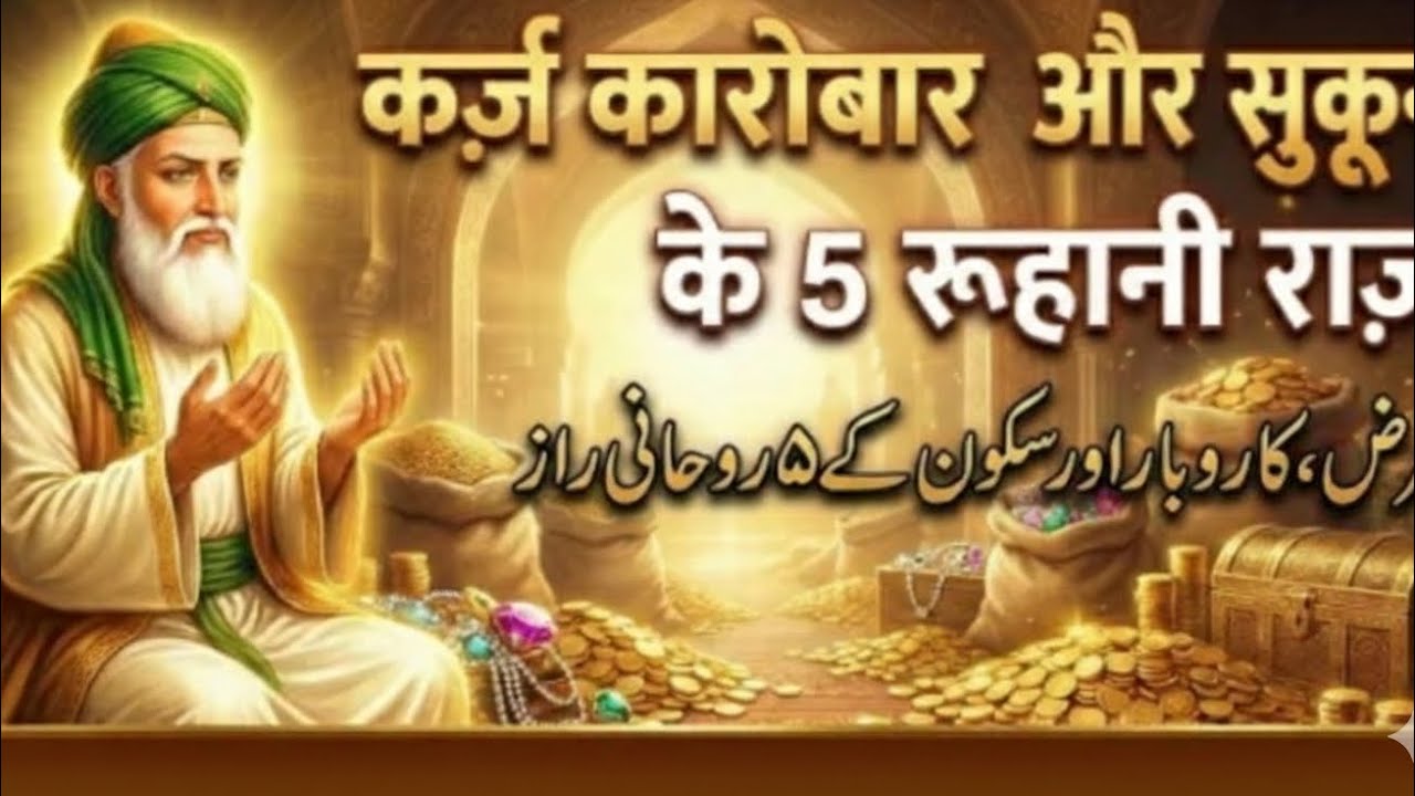 Karz, Karobar Aur Sukoon Ke 5 Ruhani Raaz | Gause Azam Ki Wasiyat | Sufi Taleem