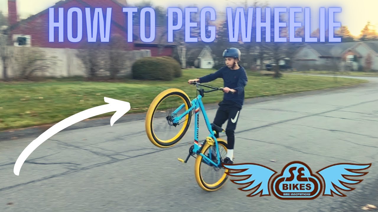 HOW TO PEG WHEELIE ANY BIKE!(QUICK)