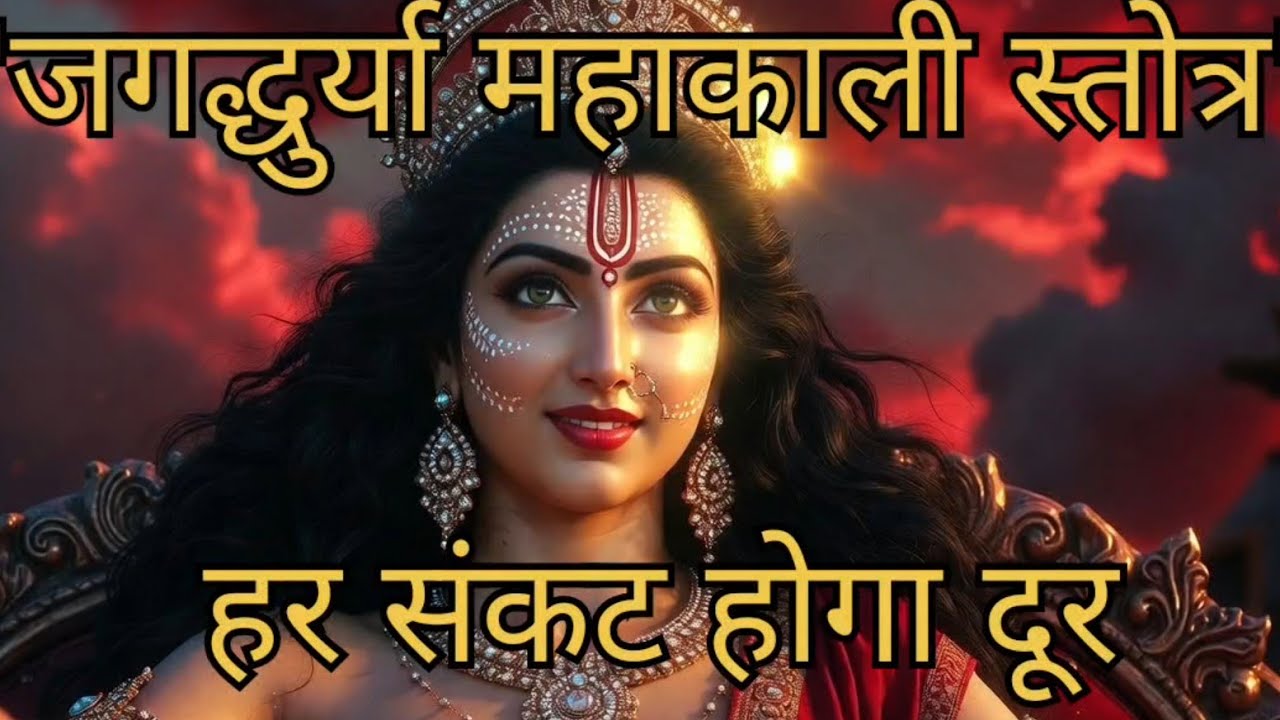 जगद्धुर्या महाकाली स्तोत्र , हर संकट होगा दूर #जय माता दी 