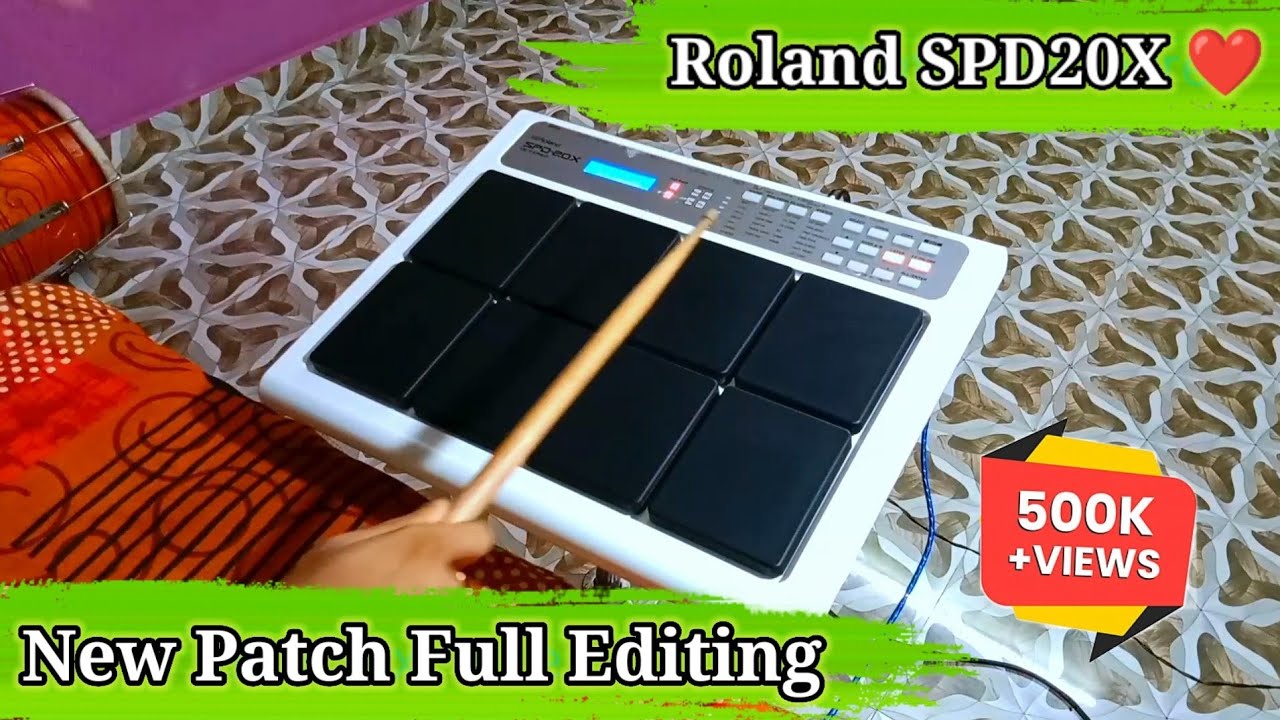 New Patch Full Editing || Roland SPD20X Octapad || @octapadbikiofficial