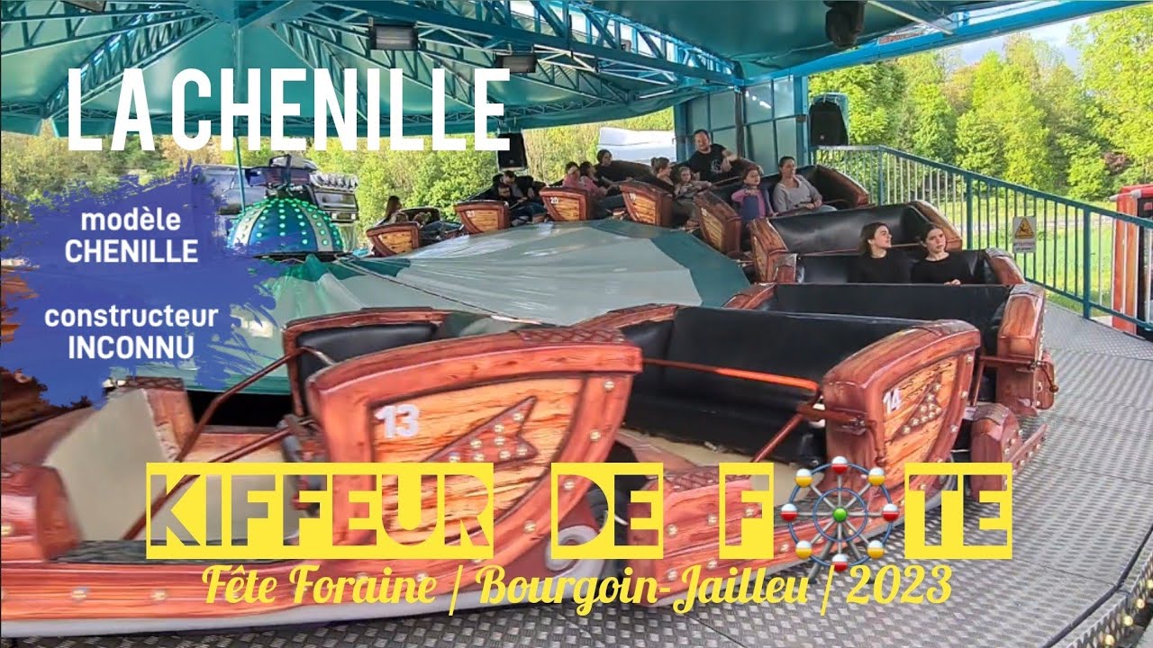 KDF🎡 LA CHENILLE [chenille] Fête Foraine / Bourgoin-Jailleu / 2023