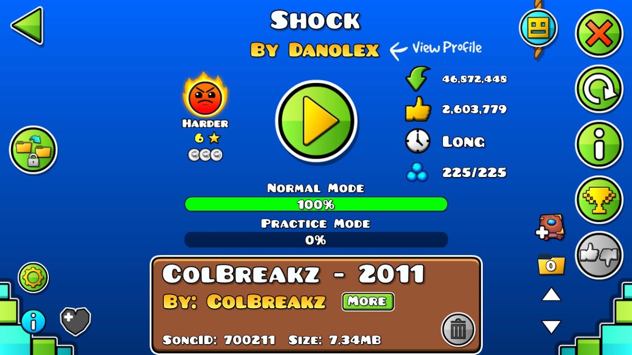 Geometry Dash — прохождение сложных уровней