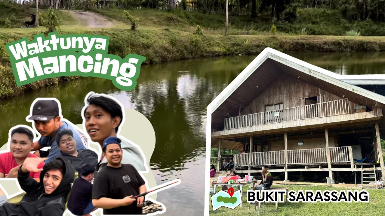 Sekumpulan pemuda yg memancing sampai malam mencari ikan karna mereka kesulitan untuk mencari makan