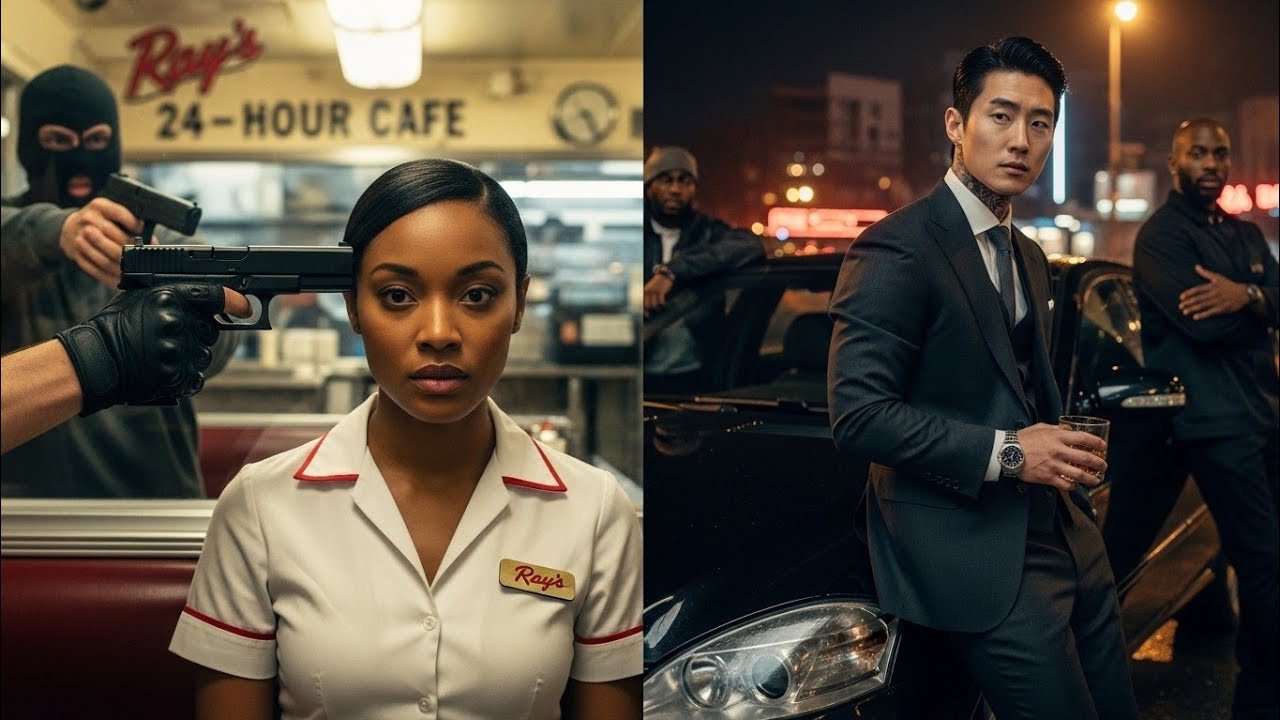 Black Waitress Fiercely Faced Robbers-Korean Mafia Boss Saw This And Offered Her A Job