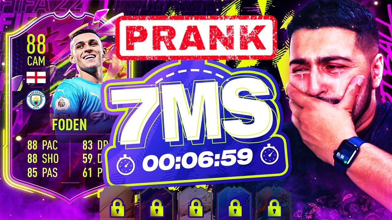 FIFA 22 - THE 7 MINUTE SQUAD BUILDER PRANK!! - ULTIMATE TEAM