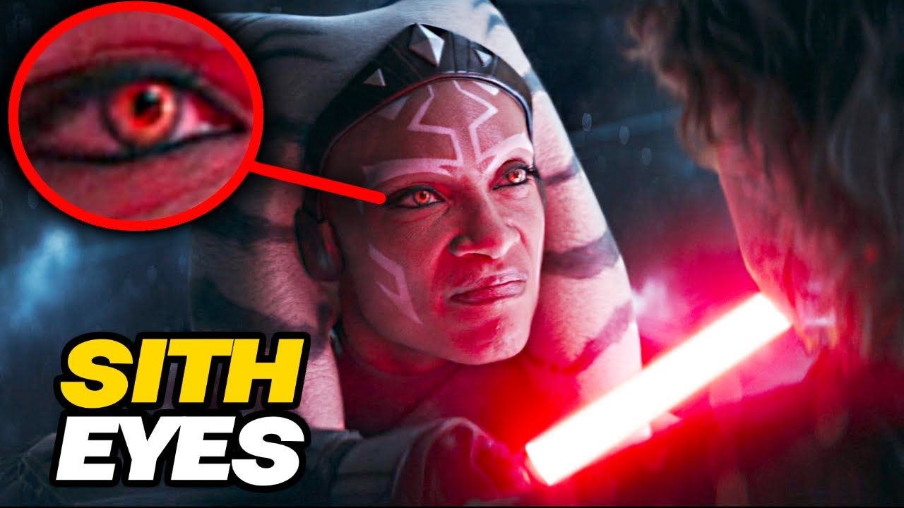 The Hidden Reason Ahsoka Had Yellow SITH EYES vs. Anakin! (Luke Connection)