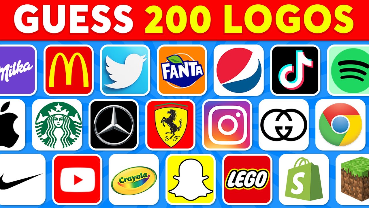 Guess The Logo In 2 Seconds | 200 Famous Logos 🍏🥇 Logo Quiz 2024