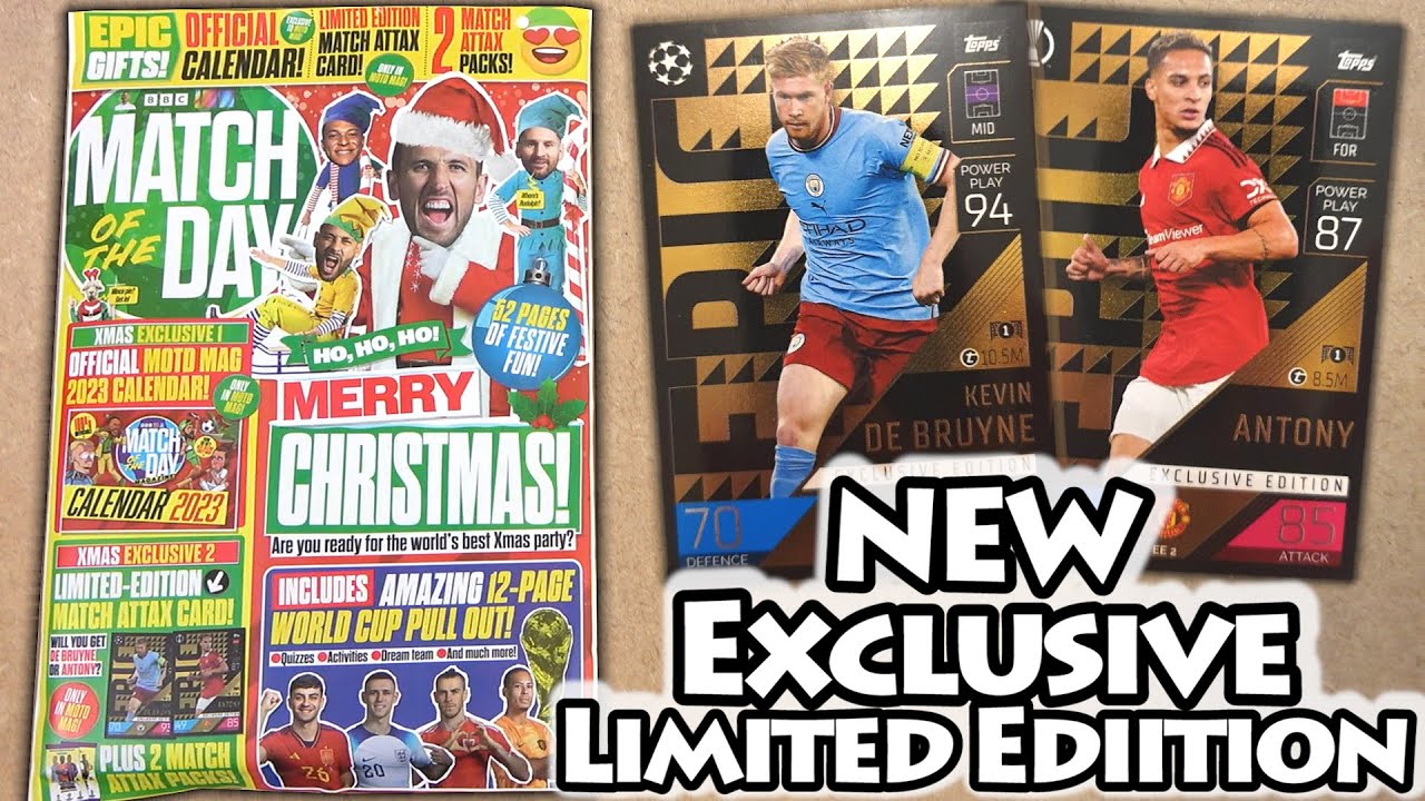 *NEW* EXCLUSIVE MATCH ATTAX 2022/23 LIMITED EDITION EPIC CARDS | Match of the Day ERORR Opening